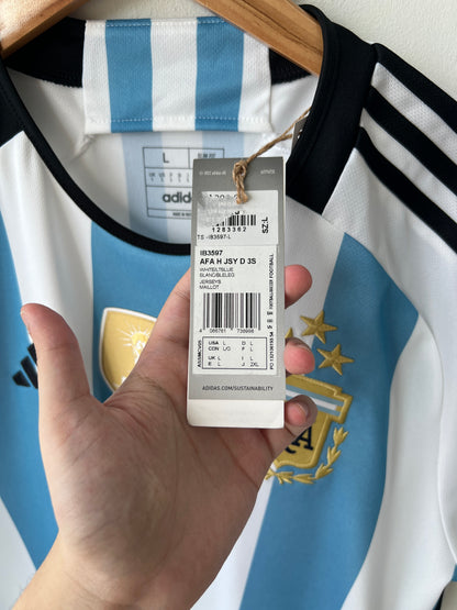 (L) Argentina 2022-24 Home Shirt Messi #10 (NEW)