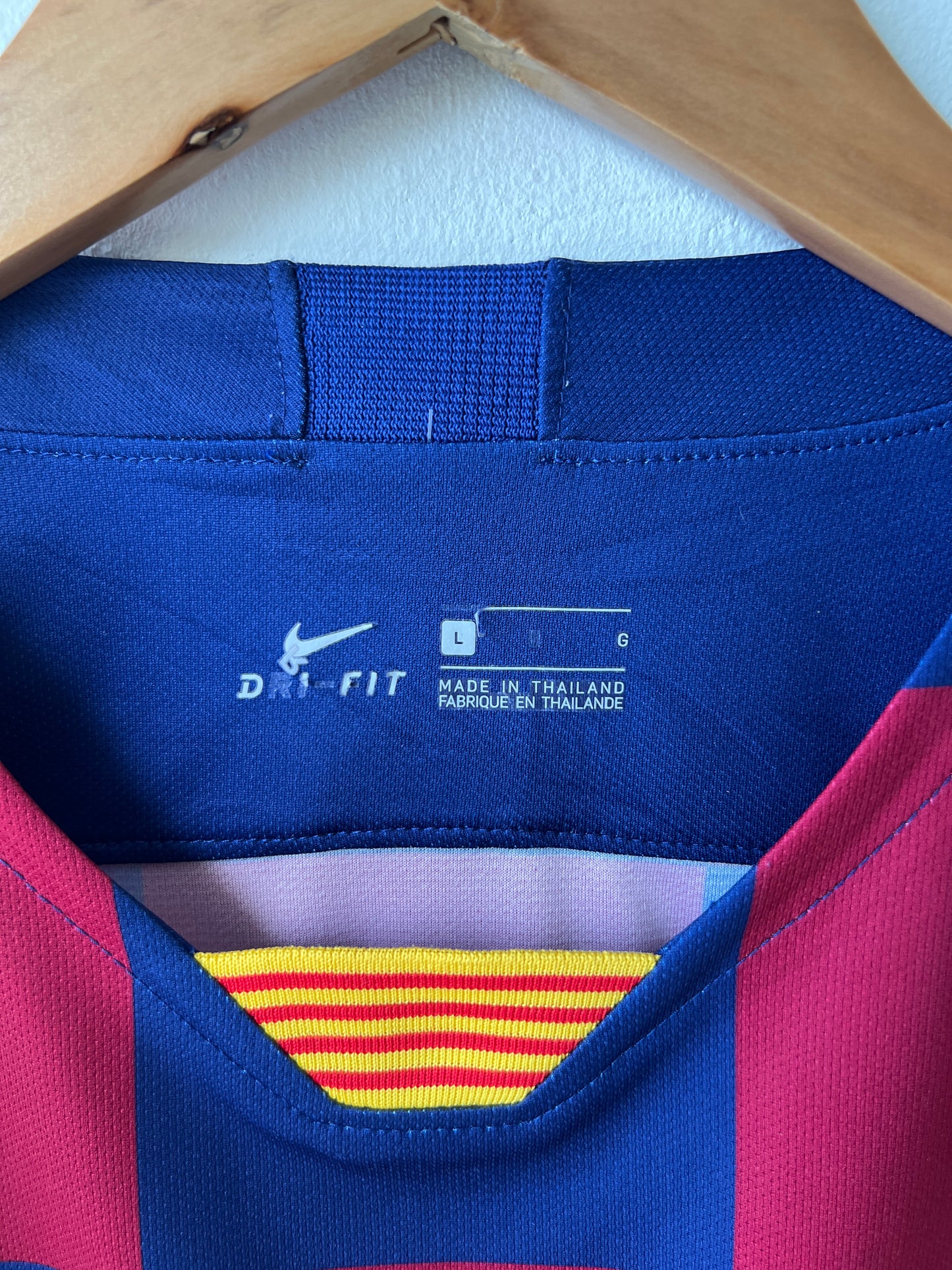 (L) Barcelona 2019-20 Home Shirt Pique #3
