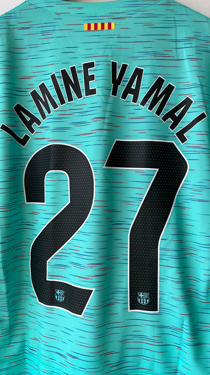 Barcelona 2023-24 Third Shirt Lamine Yamal #27 (L) (Brand New)
