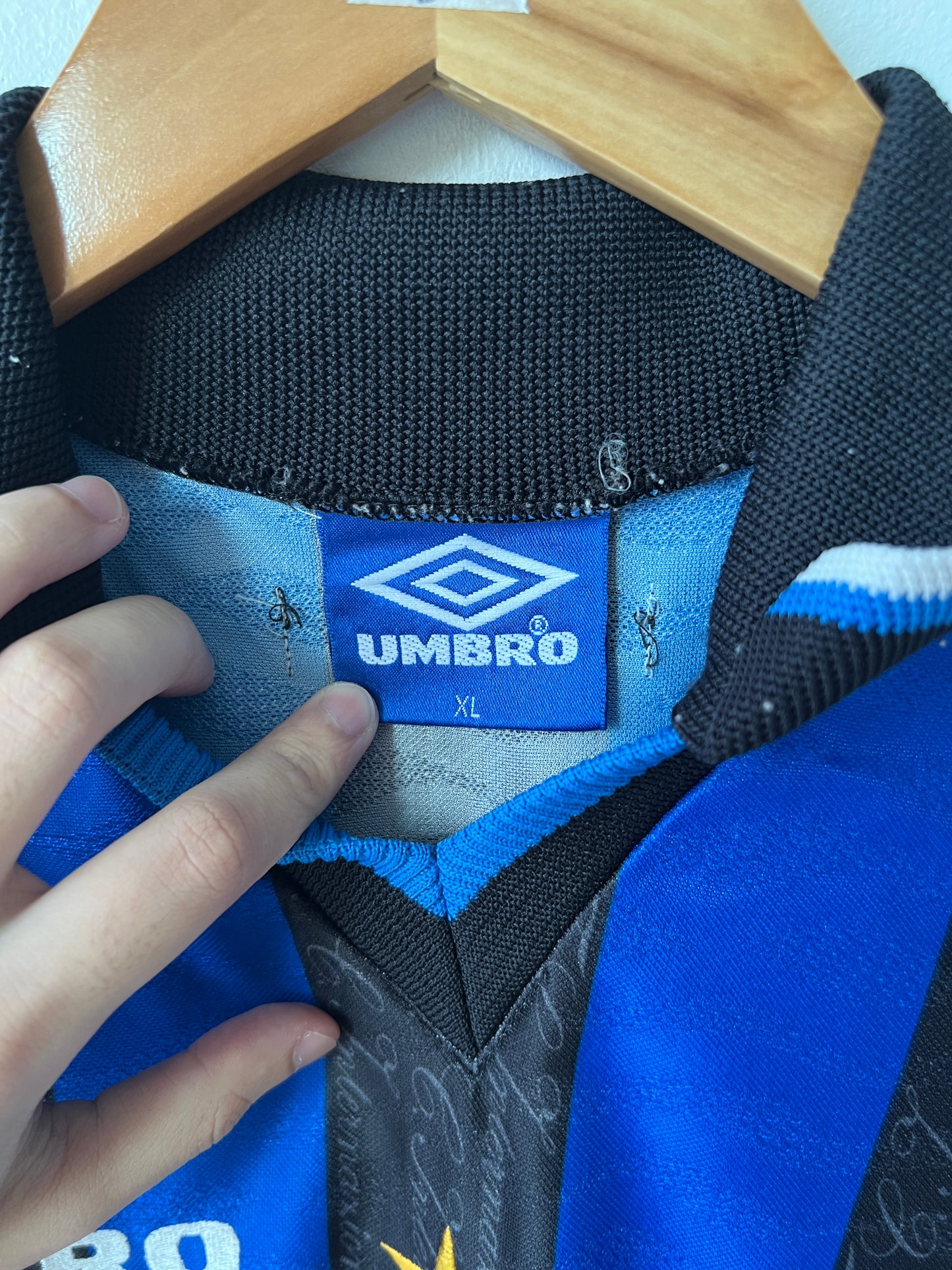 (XL) Inter Milan 1997-98 Home Shirt Ronaldo #10