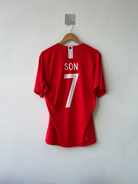 (XL fits L) South Korea 2018-20 Home Player Version Shirt Son #7