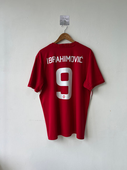 (XL) Manchester United 2016-17 Home Shirt Ibrahimovic #9