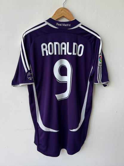 (M fits L) Real Madrid 2006-07 Third Shirt Ronaldo #9