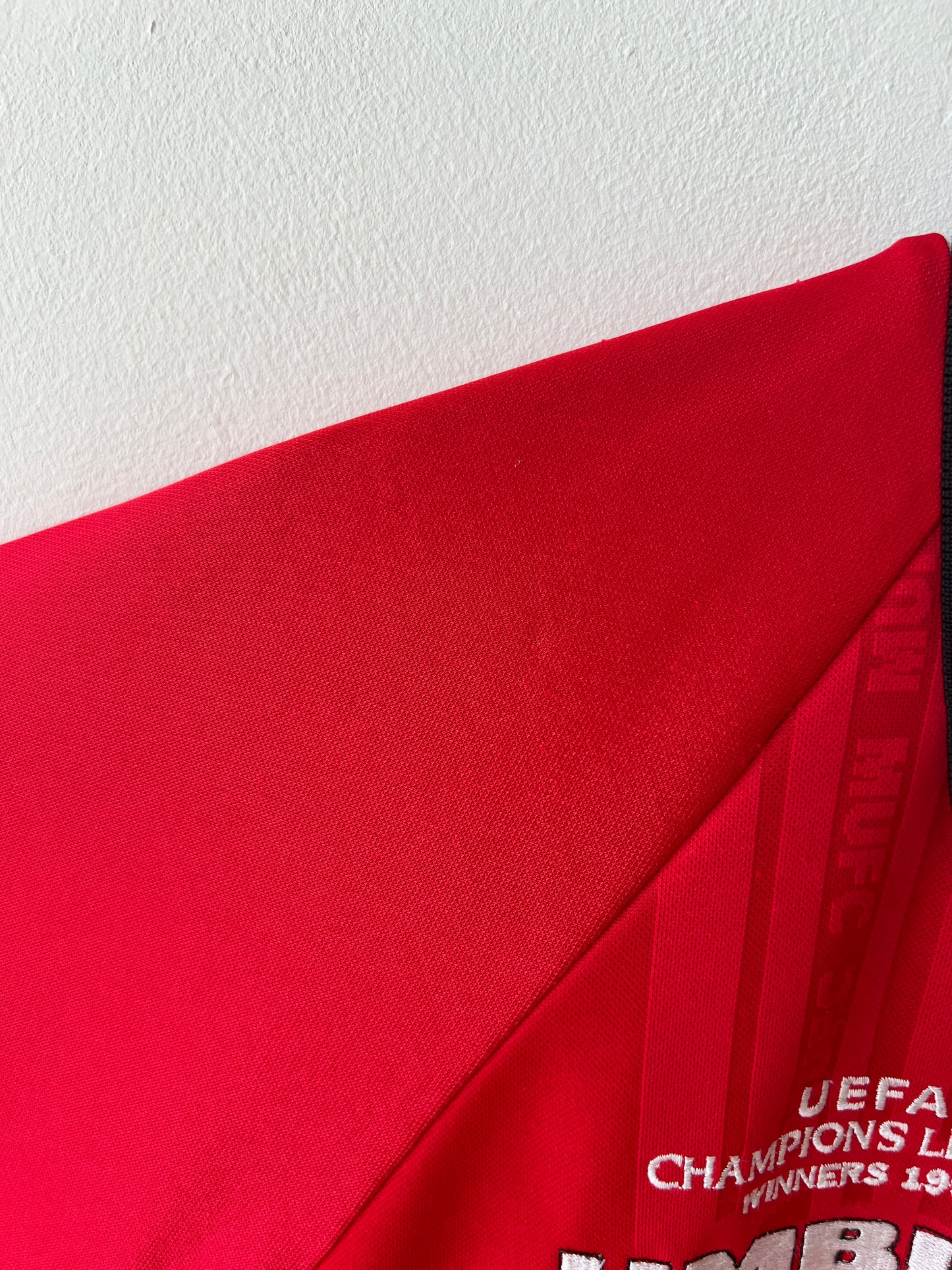 (L) Manchester United 1999-00 Home CL Winners Shirt Beckham #7