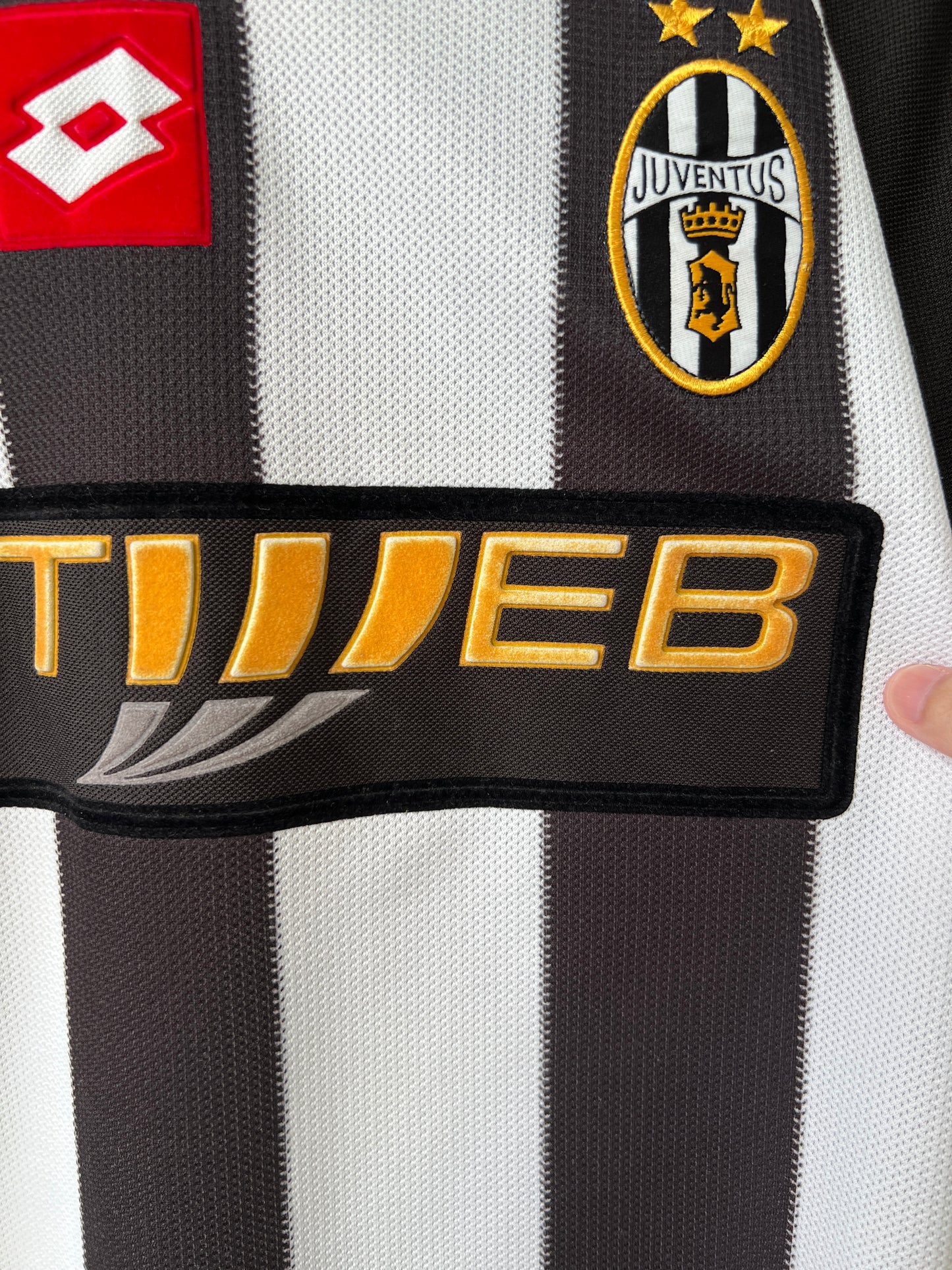 (M fits L) Juventus 2002-03 Home Shirt Del Piero #10