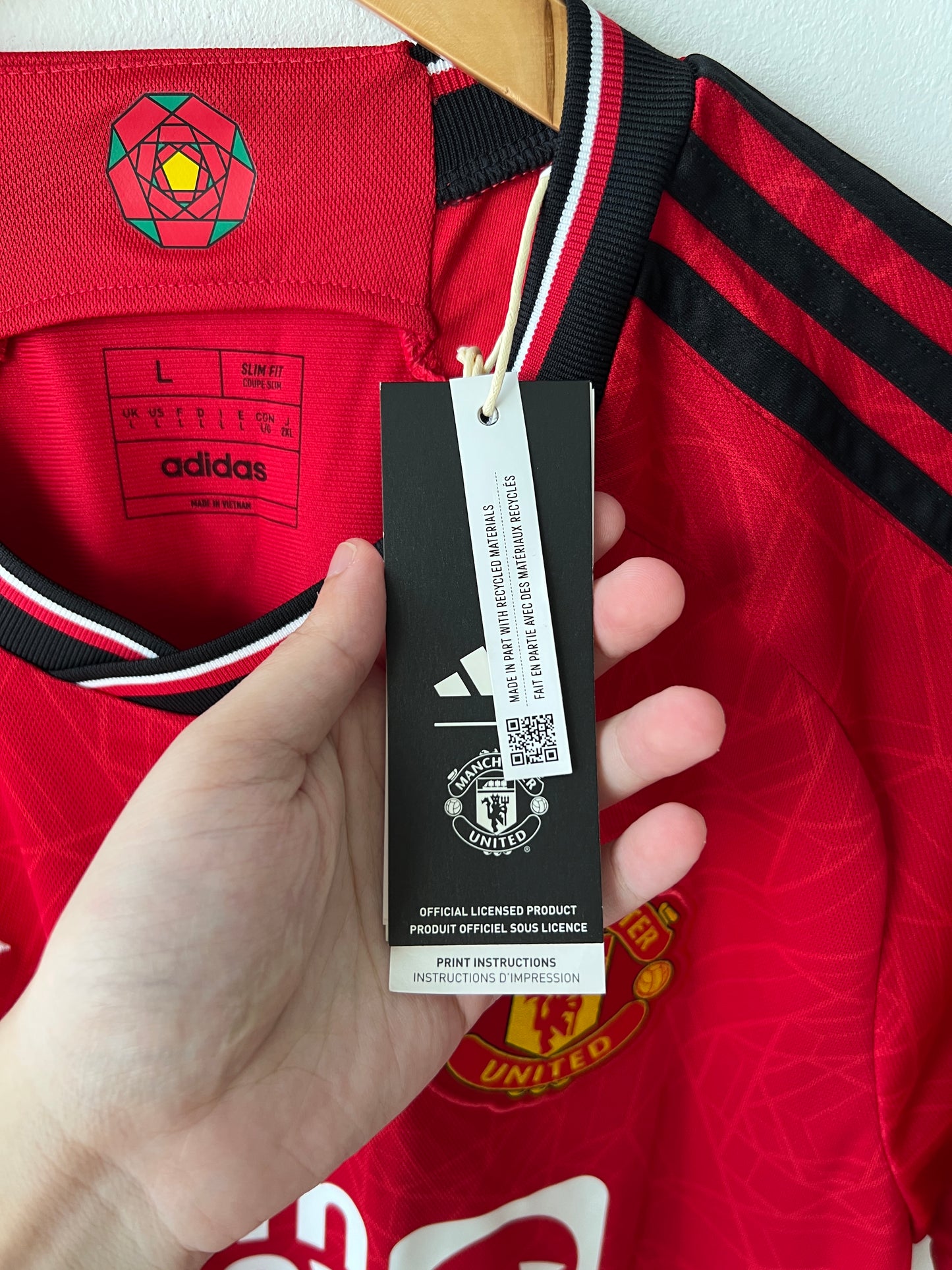 (L) Manchester United 2023-24 Home Shirt McTominay #39 (NEW)