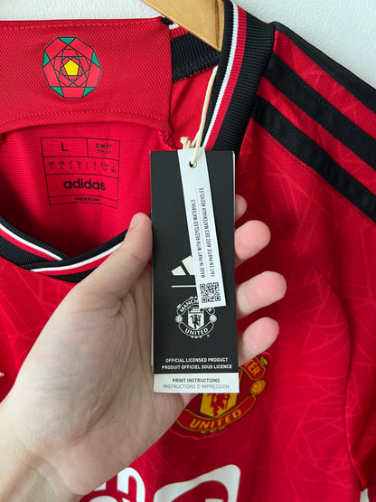 (L) Manchester United 2023-24 Home Shirt McTominay #39 (NEW)