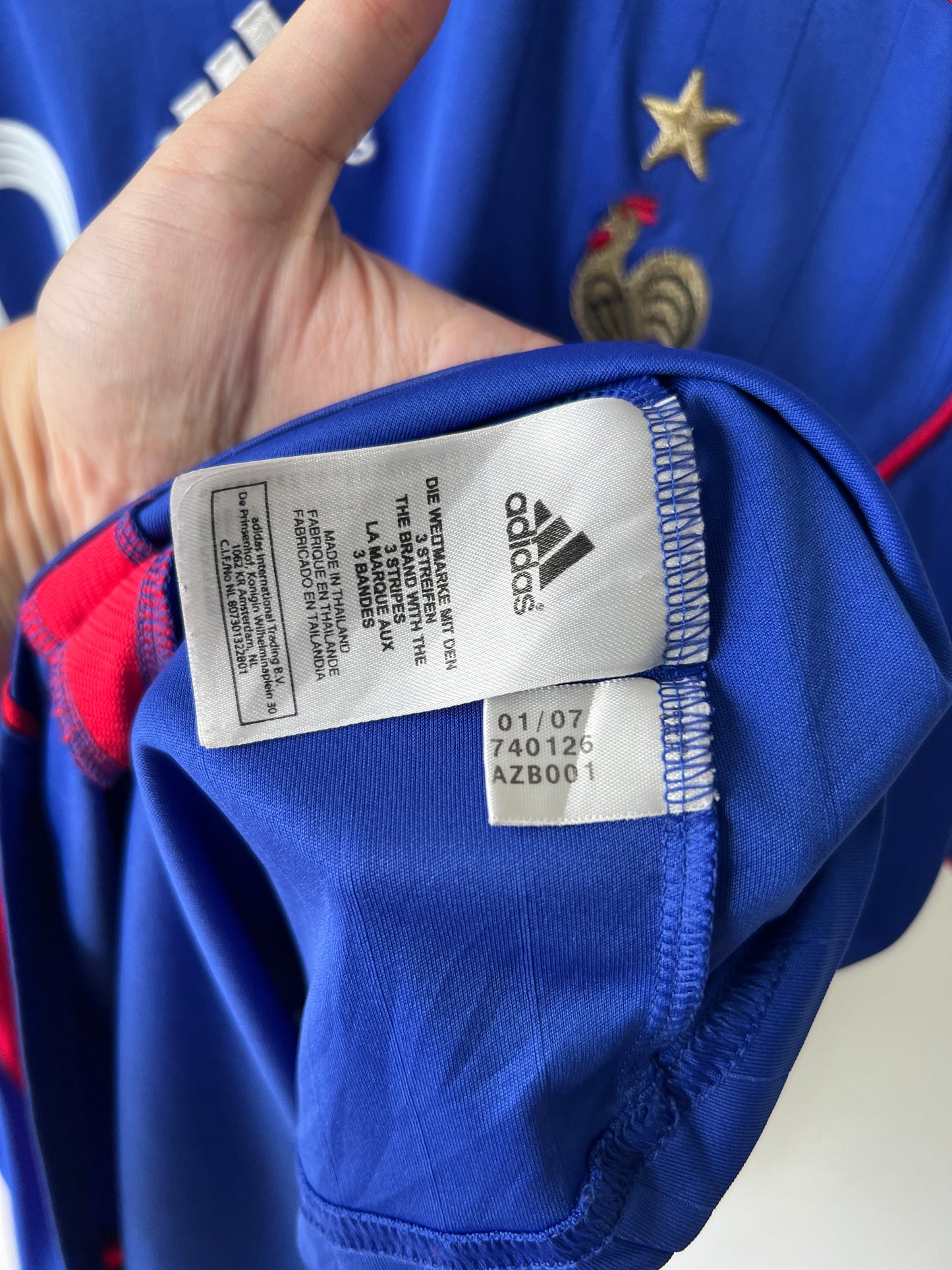 (L) France 2006-07 Home Shirt Zidane #10