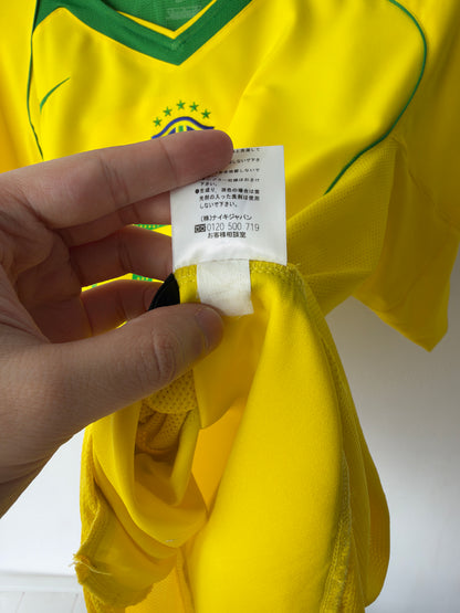 (L) Brazil 2004-06 Home Shirt Ronaldinho #10