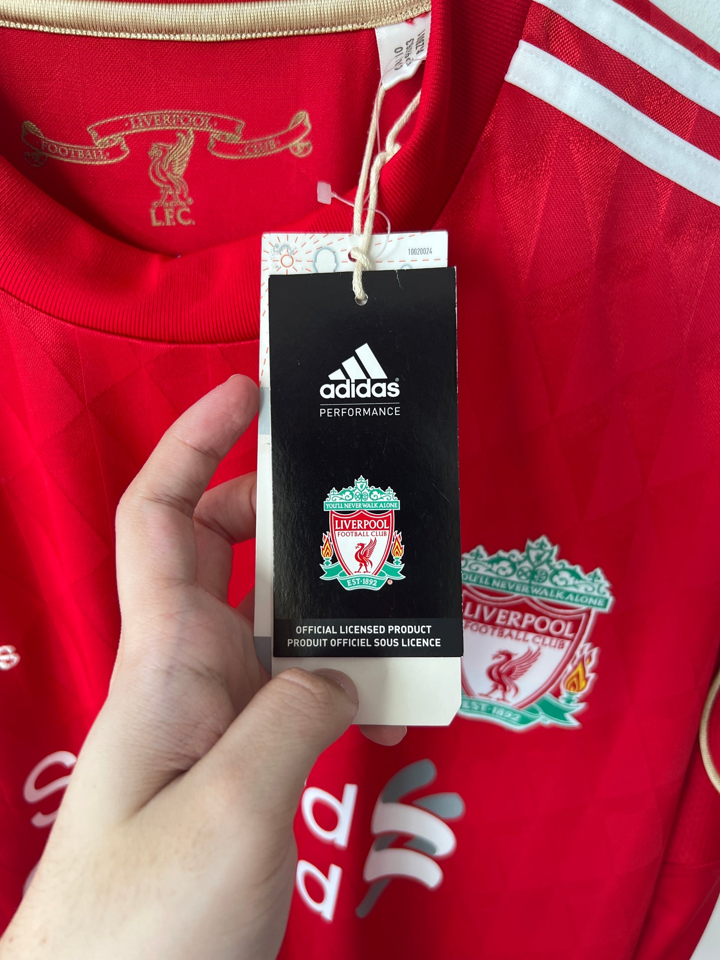 (L) Liverpool 2010-12 Home Shirt Gerrard #8 (NEW)