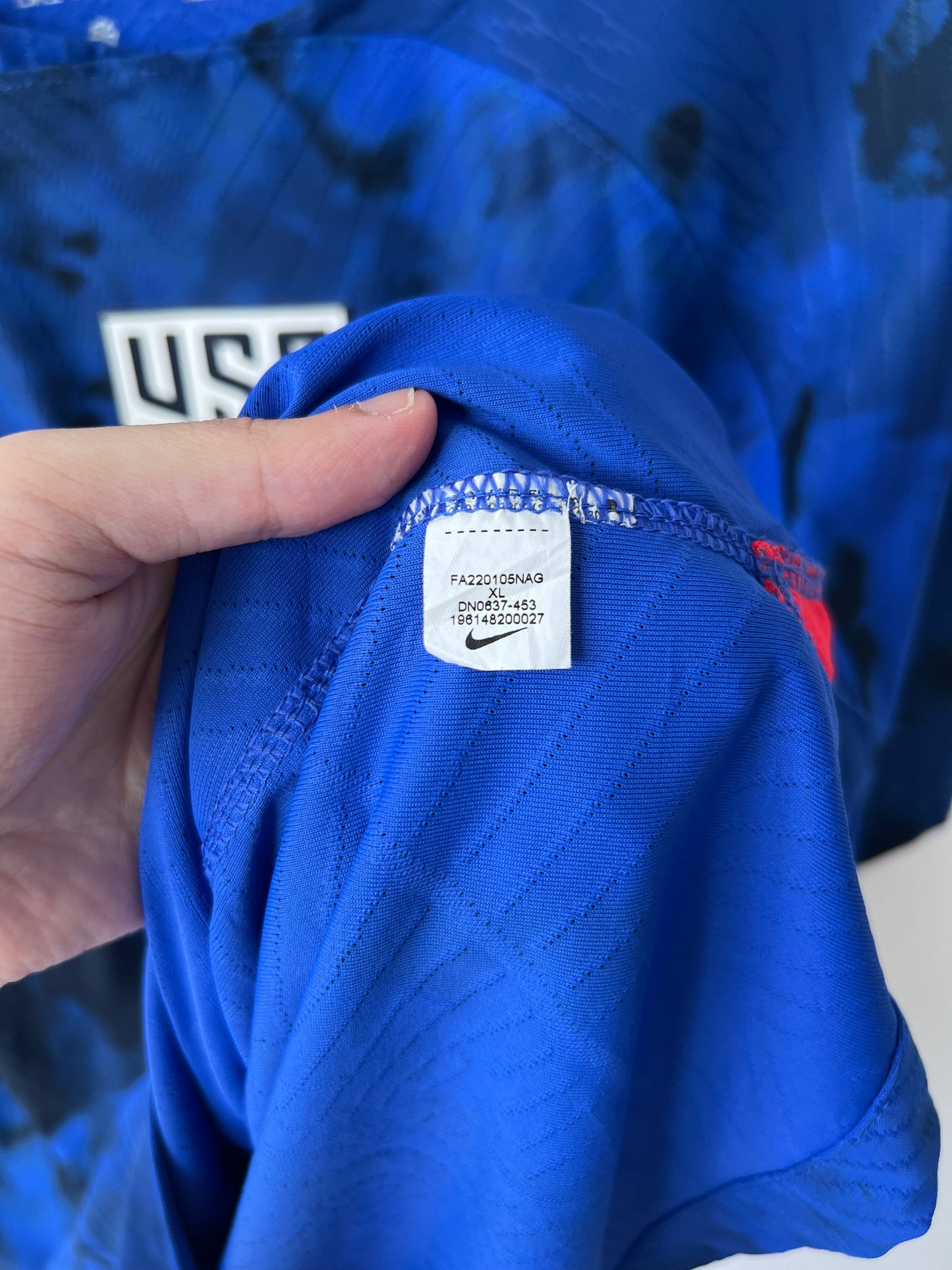 (XL) USA 2022-23 Away Player Version Shirt (USMNT)