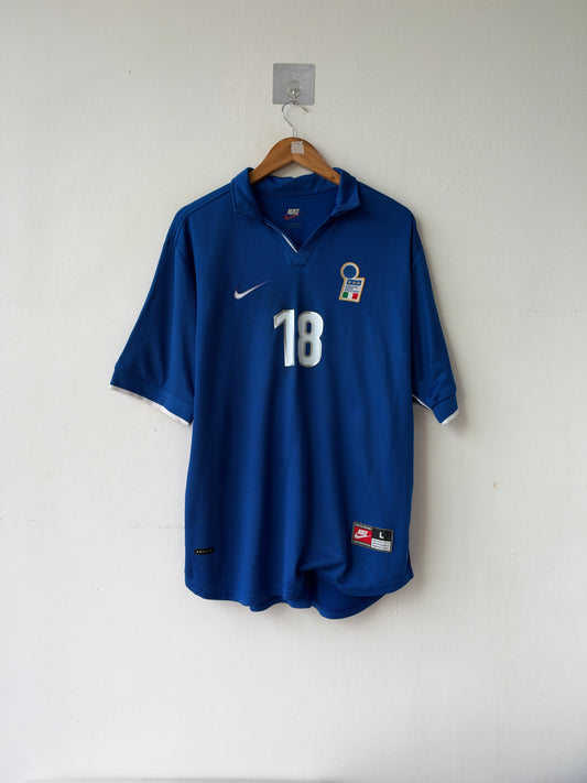 (L) Italy 1997-98 Home Shirt Baggio R. #18