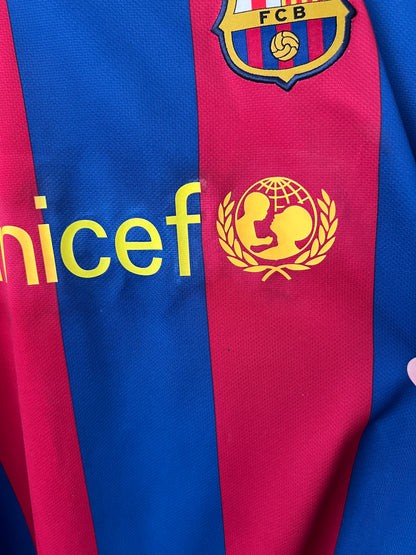 (XL) Barcelona 2010-11 Home Shirt Messi #10