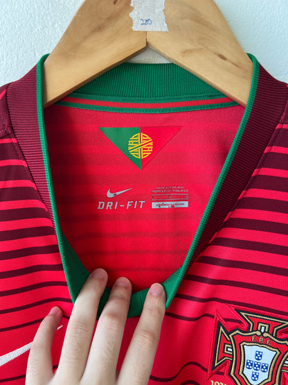 (L) Portugal 2014-15 Home Shirt Ronaldo #7