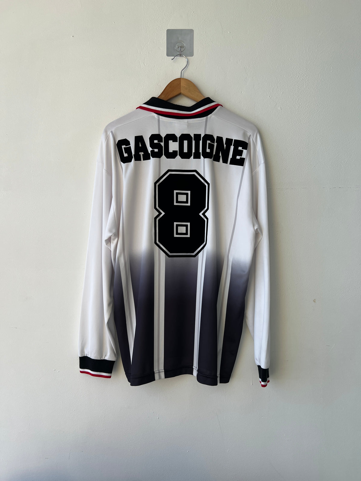 (XL) Rangers 1997-99 Away Long Sleeve Player Version Shirt Gascoigne #8