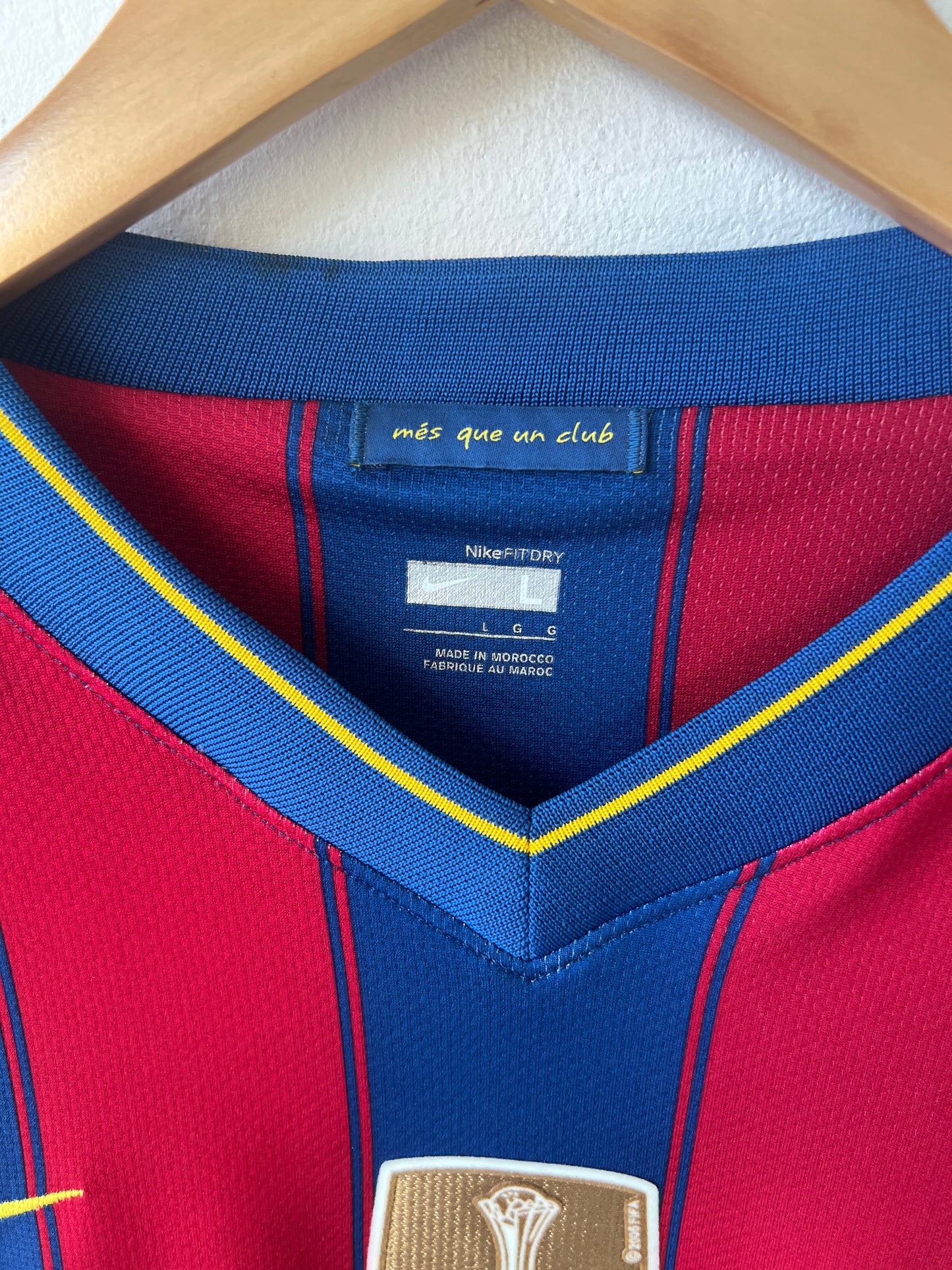 (L) Barcelona 2009-10 Home Long Sleeve Shirt Messi #10 (NEW)
