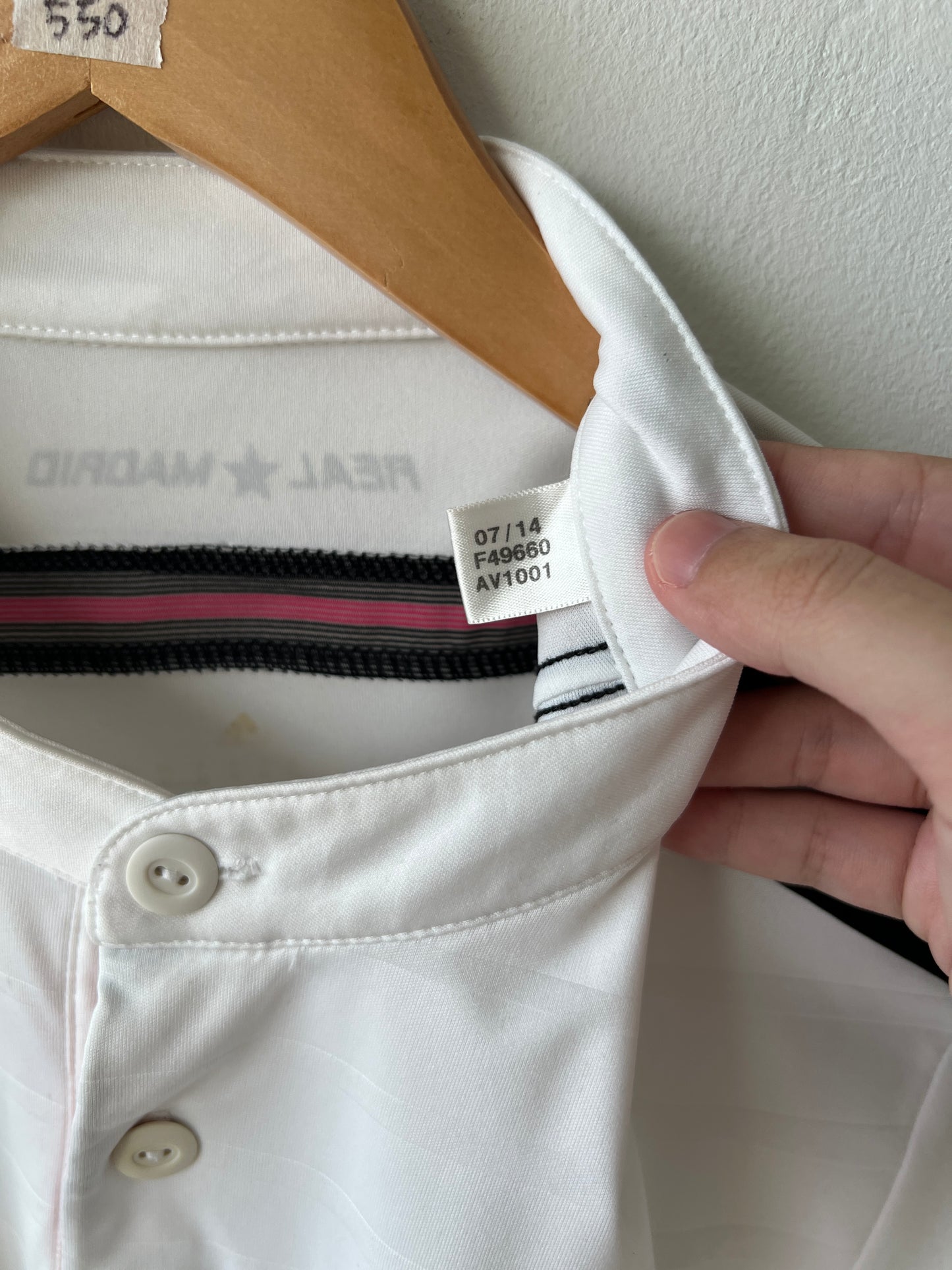 (M) Real Madrid 2014-15 Home Long Sleeve Shirt Ronaldo #7