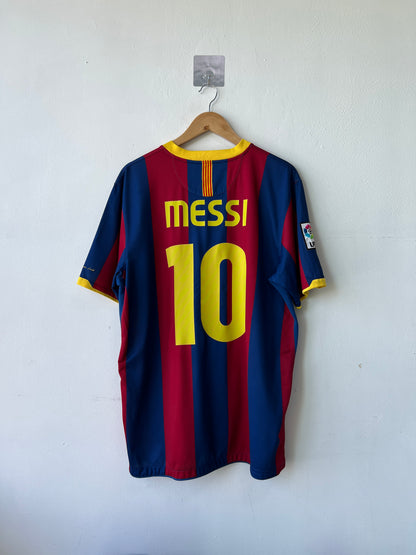 (XL) Barcelona 2010-11 Home Shirt Messi #10