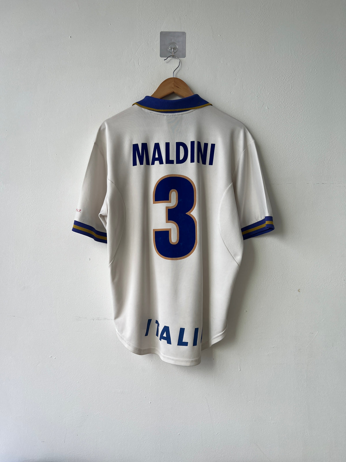 (L) Italy 1996-97 Away Shirt Maldini #3
