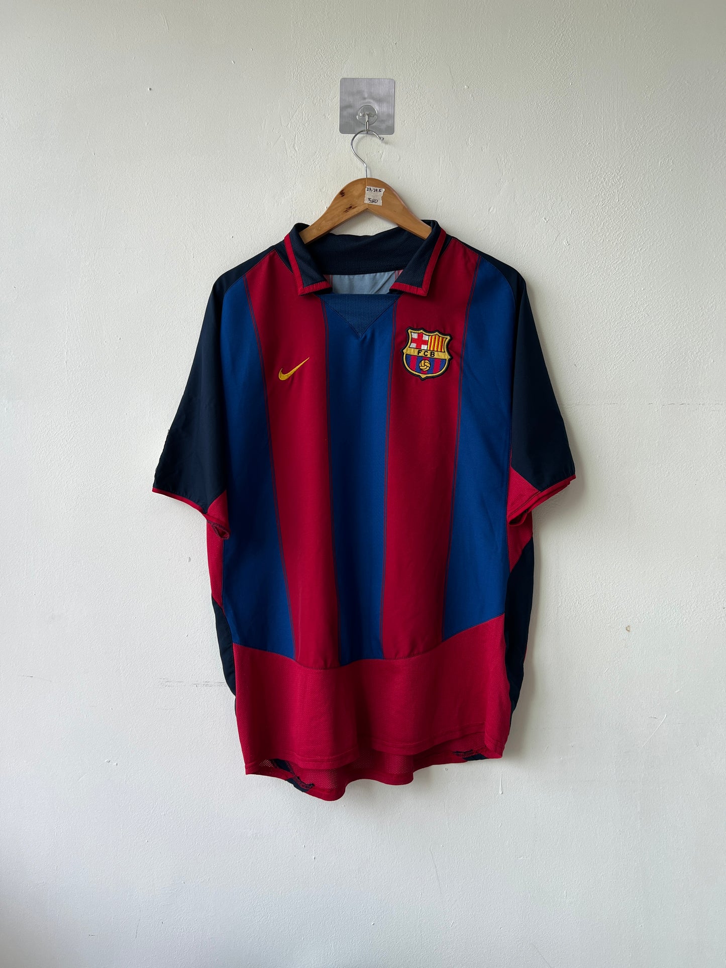 (L) Barcelona 2003-04 Home Shirt Ronaldinho #10