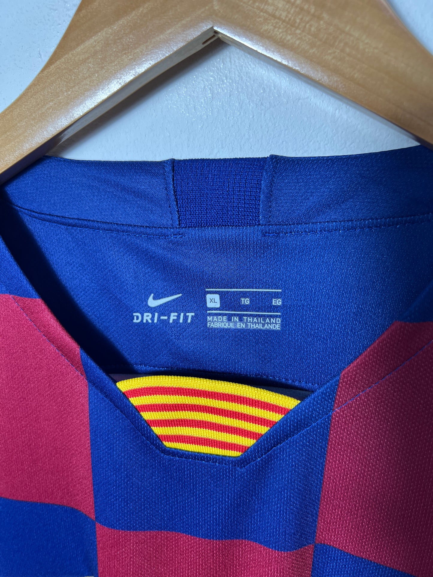(XL) Barcelona 2019-20 Home Shirt Pique #3 (NEW)