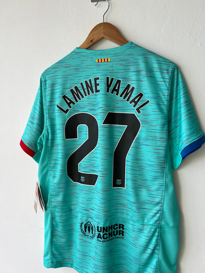 Barcelona 2023-24 Third Shirt Lamine Yamal #27 (Brand New) (L)