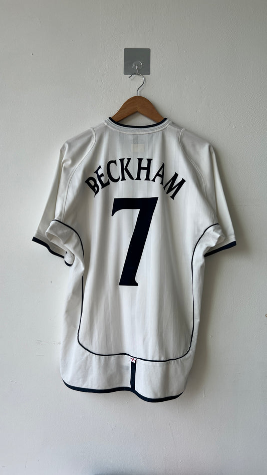 England 2001-03 Home Shirt Beckham #7 (L)