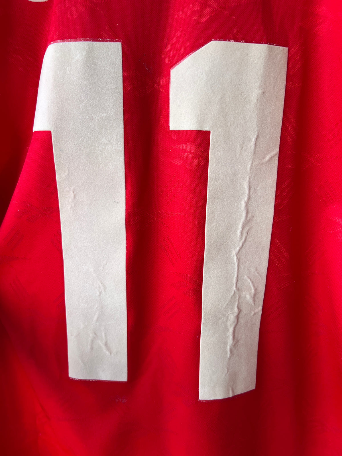 (L) Chile 1997-99 Home Long Sleeve Shirt Salas #11