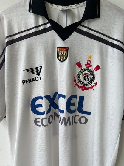 (XL fits L) Corinthians 1997-98 Home Shirt #11