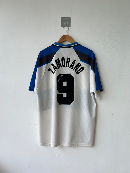 Inter Milan 1996-97 Away Shirt Zamorano #9 (XL)