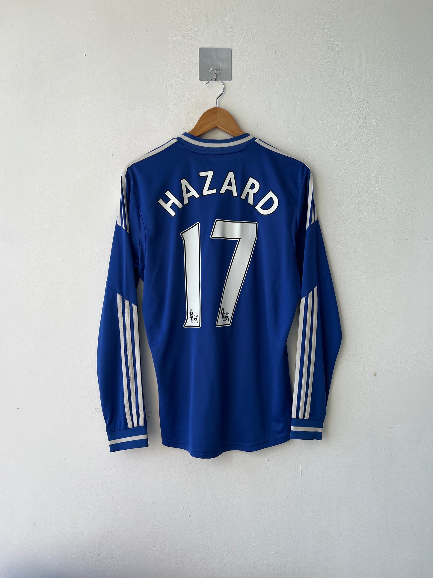 (M) Chelsea 2013-14 Home Long Sleeve Shirt Hazard #17