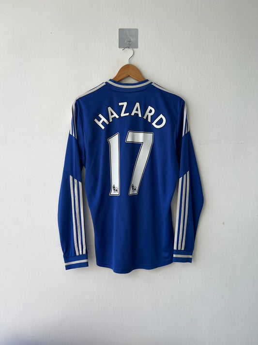 (M) Chelsea 2013-14 Home Long Sleeve Shirt Hazard #17