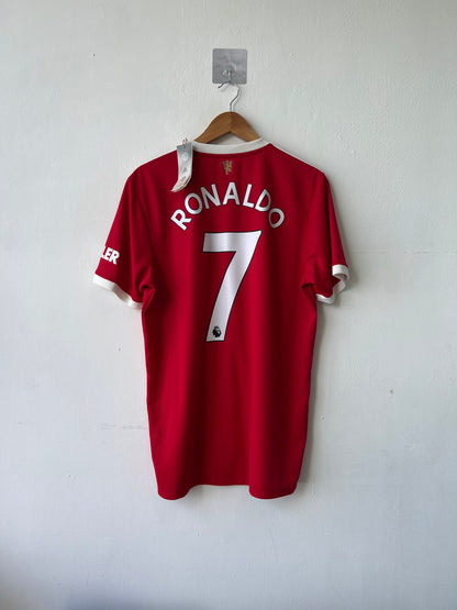 (L) Manchester United 2021-22 Home Shirt Ronaldo #7 (NEW)