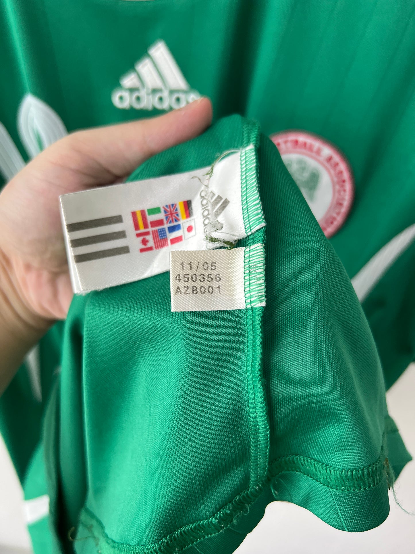 (L) Nigeria 2006-07 Home Shirt Okocha #10
