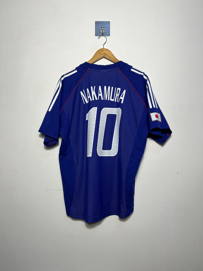 (M fits L) Japan 2002 Home Shirt Nakamura #10