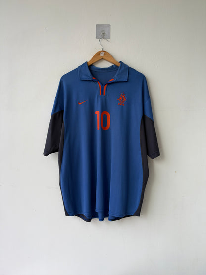(XL) Netherlands 2000-02 Away Shirt Bergkamp #10