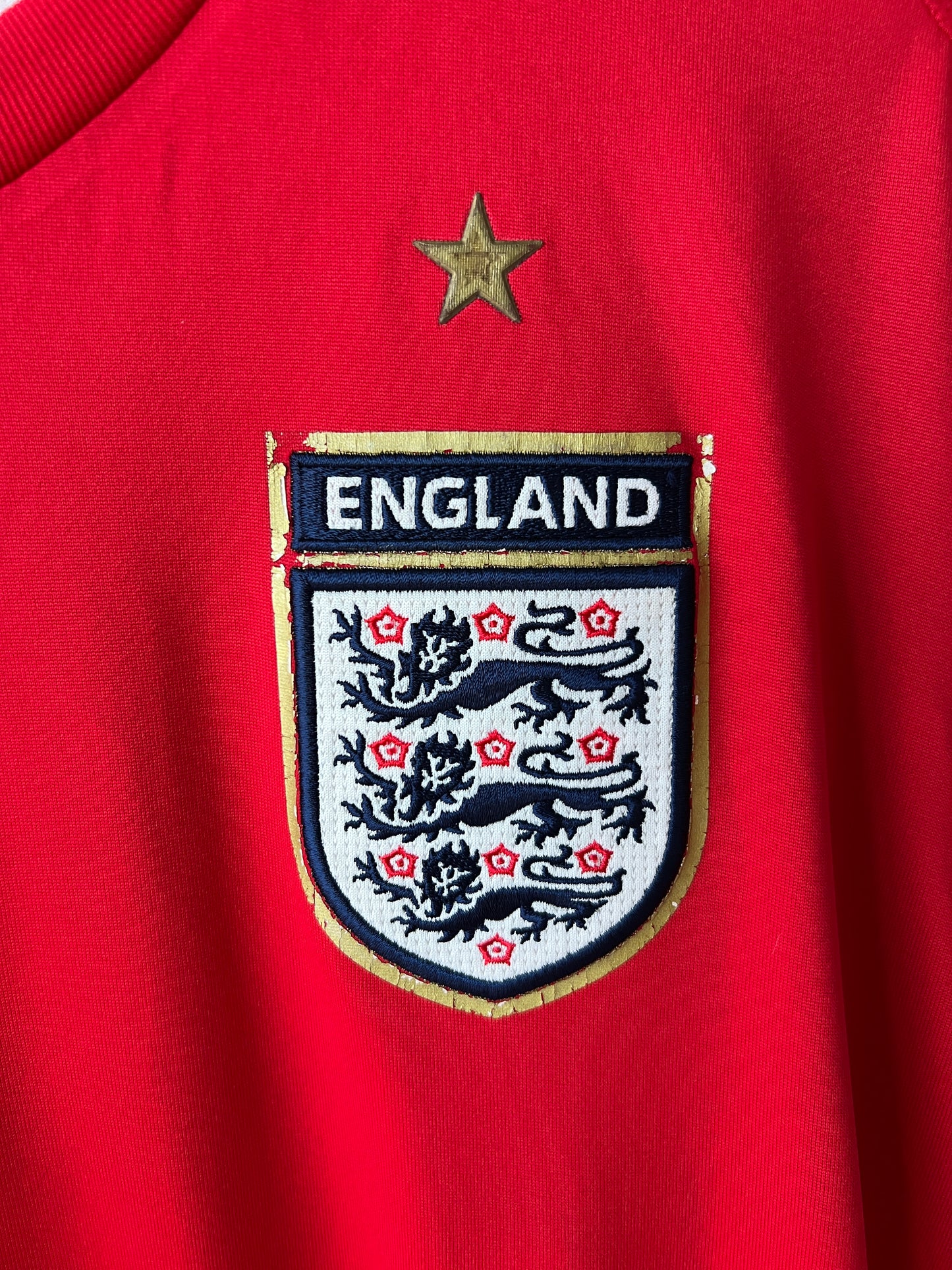 (L) England 2006-08 Away Long Sleeve Shirt Beckham #7