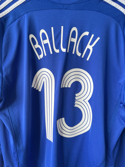 (XL) Chelsea 2006-08 Home Long Sleeve Shirt Ballack #13