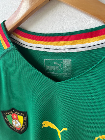 (M/L) Cameroon 2002-03 Home Shirt Foe #17