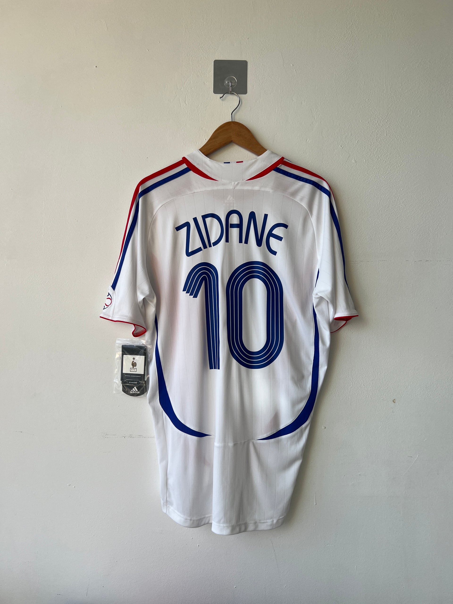 2006 Away Kit Maillot France 2006 France 2006-08 Away Shirt Zidane