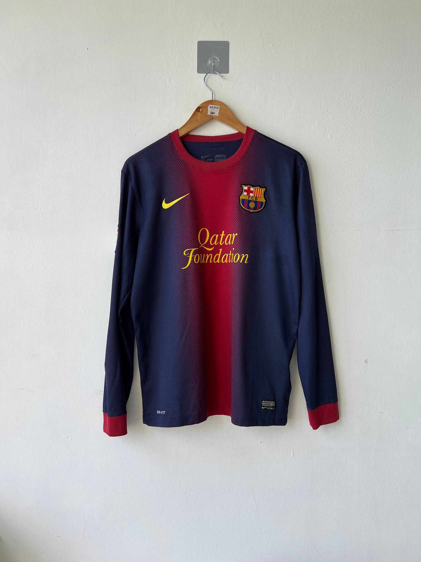 (M) Barcelona 2012-13 Home Long Sleeve Shirt Messi #10