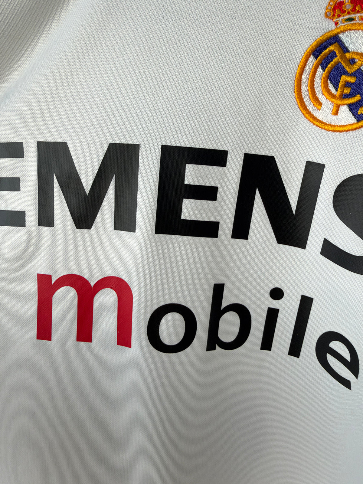 (M) Real Madrid 2002-03 CL Home Shirt Zidane #5