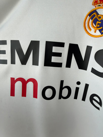 (M) Real Madrid 2002-03 CL Home Shirt Zidane #5