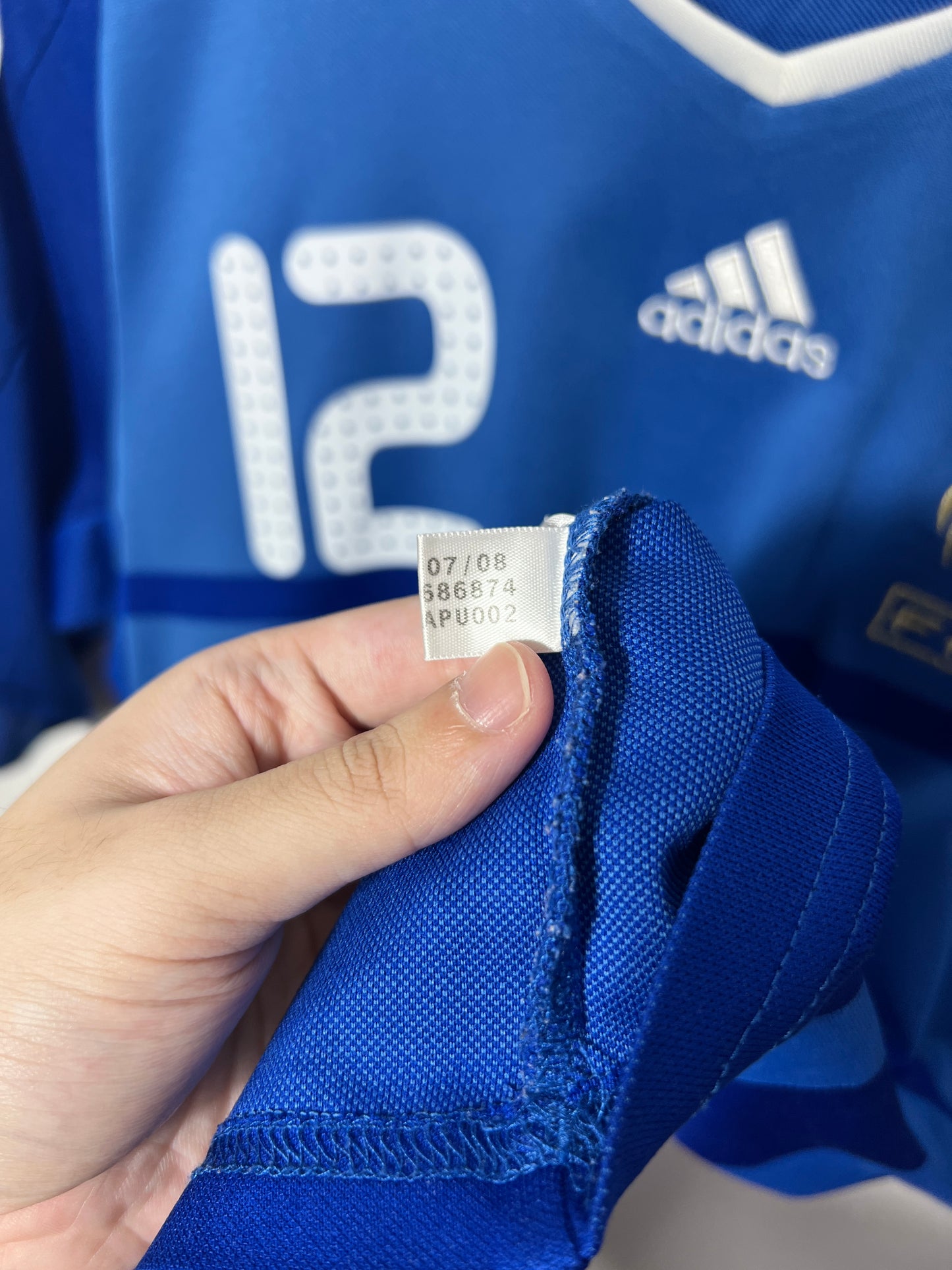 (M) France 2008-09 Home Shirt Henry #12