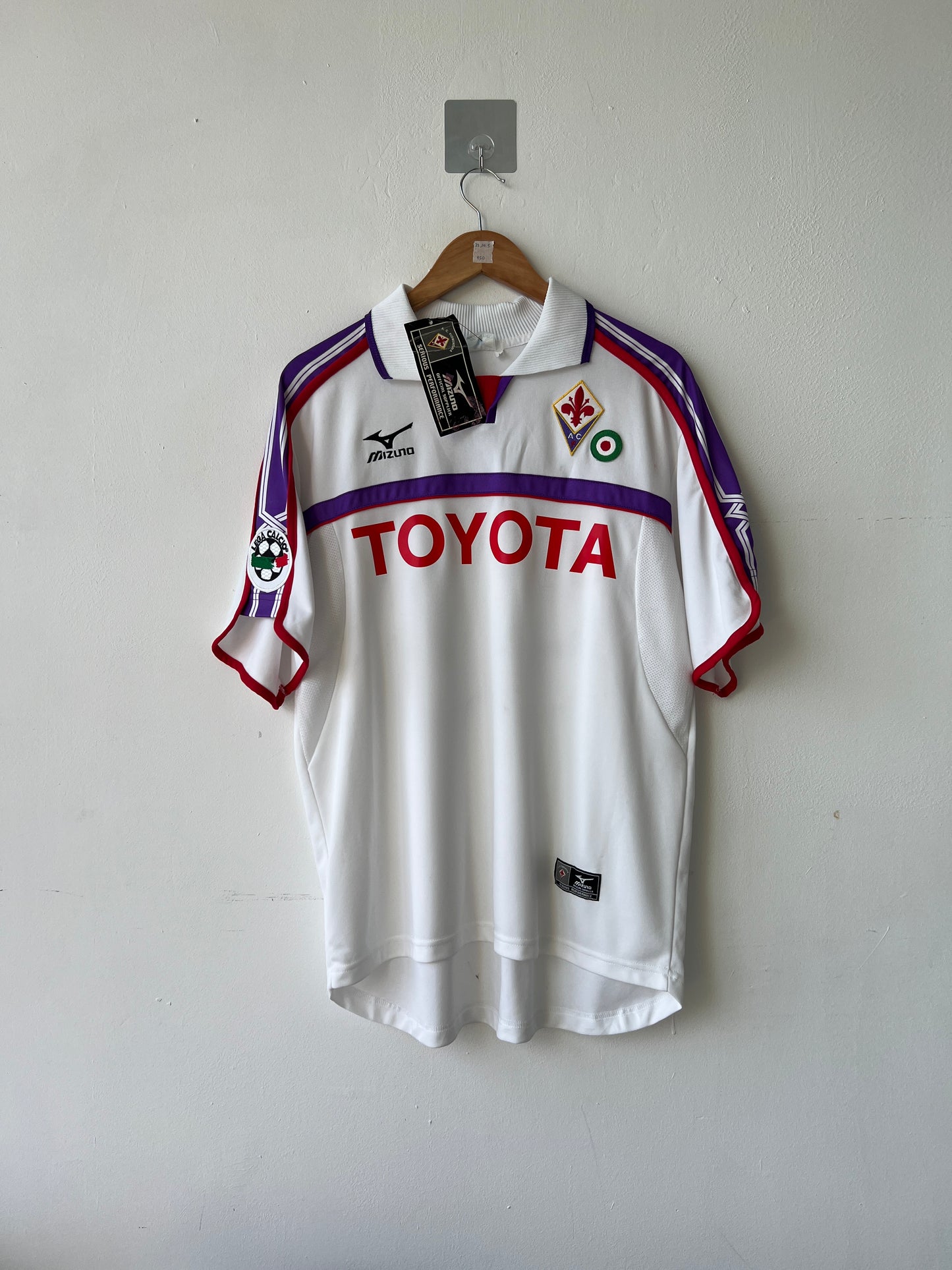 (L) Fiorentina 2001-02 Away Shirt Adriano #90 (NEW)