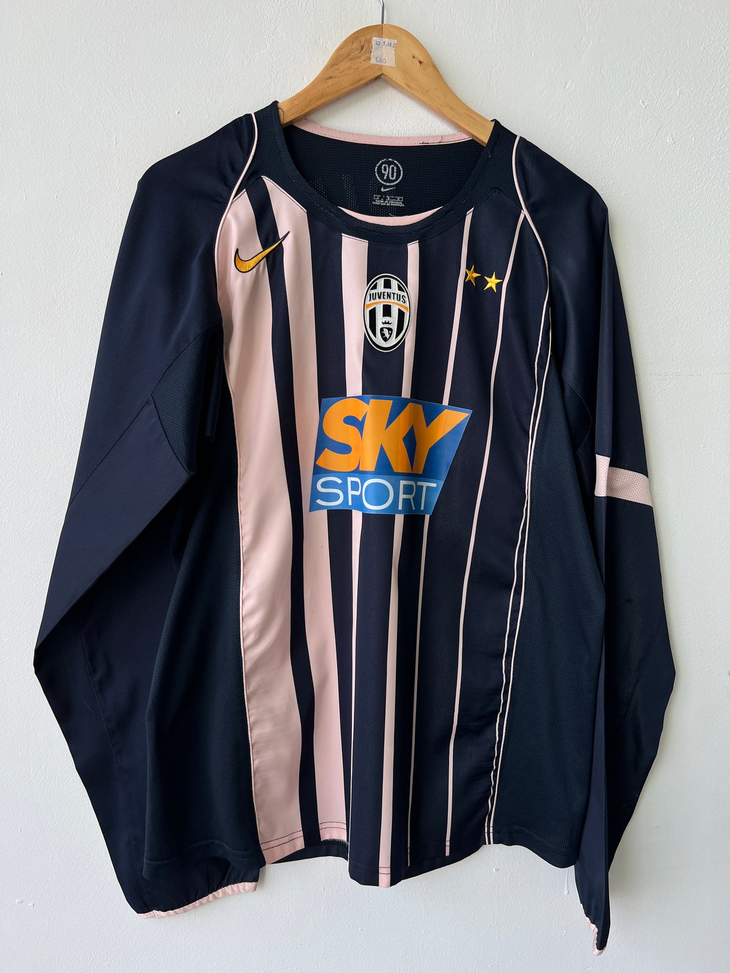 (L) Juventus 2004-05 Away Long Sleeve Shirt Del Piero #10