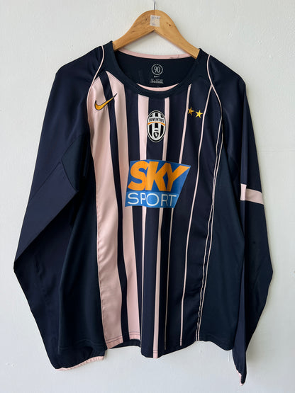 (L) Juventus 2004-05 Away Long Sleeve Shirt Del Piero #10