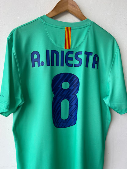 (L) Barcelona 2010-12 Away Shirt A. Iniesta #8