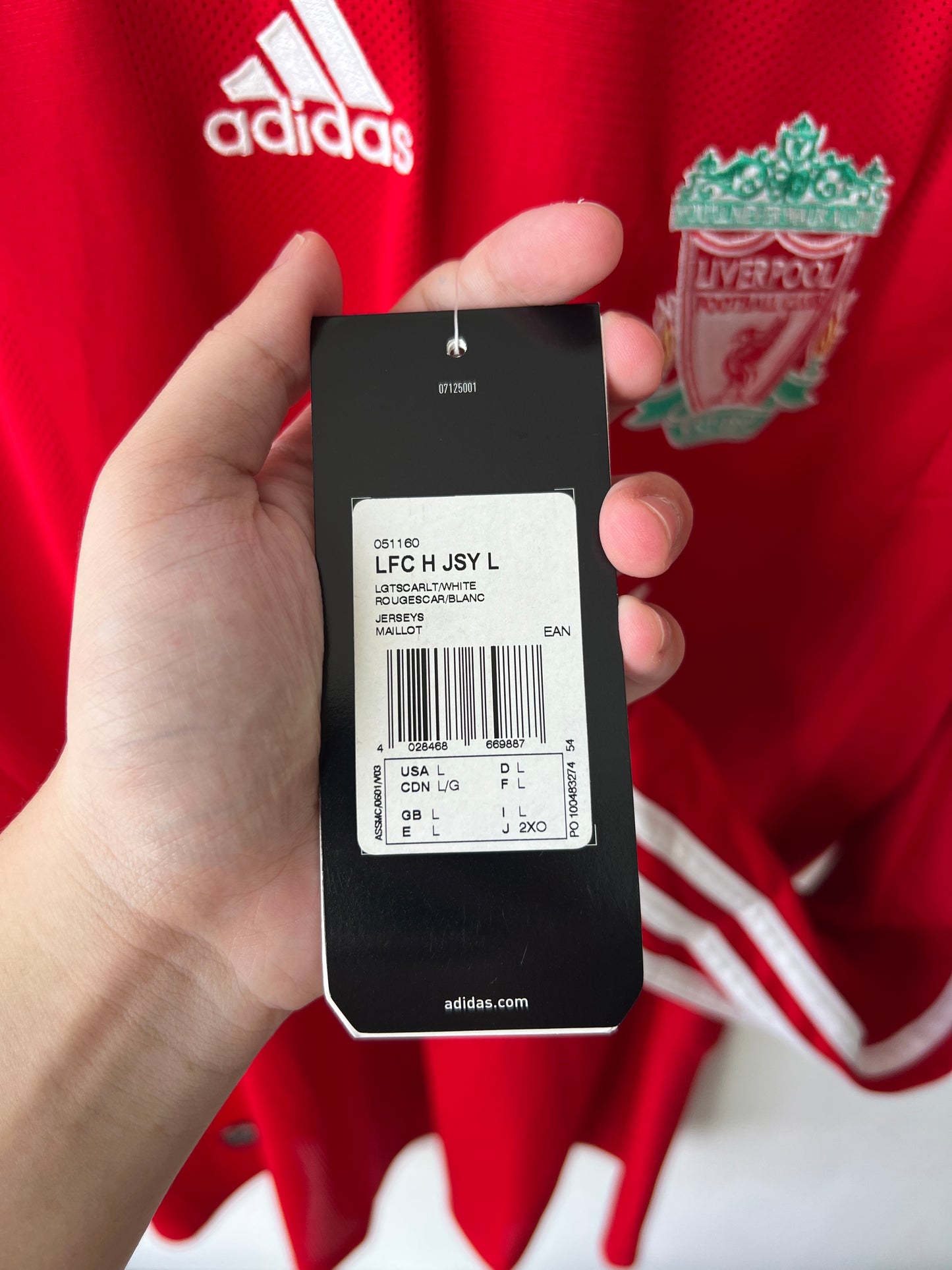 (L) Liverpool 2008-10 Home Long Sleeve Shirt Torres #9 (NEW)