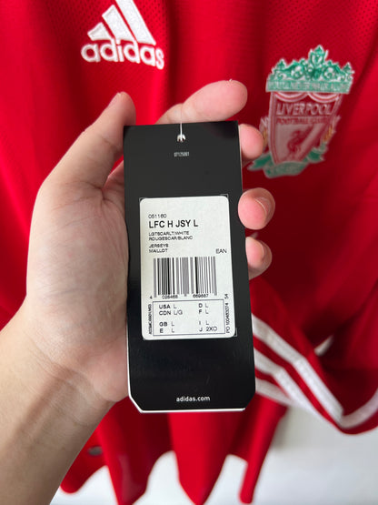 (L) Liverpool 2008-10 Home Long Sleeve Shirt Torres #9 (NEW)